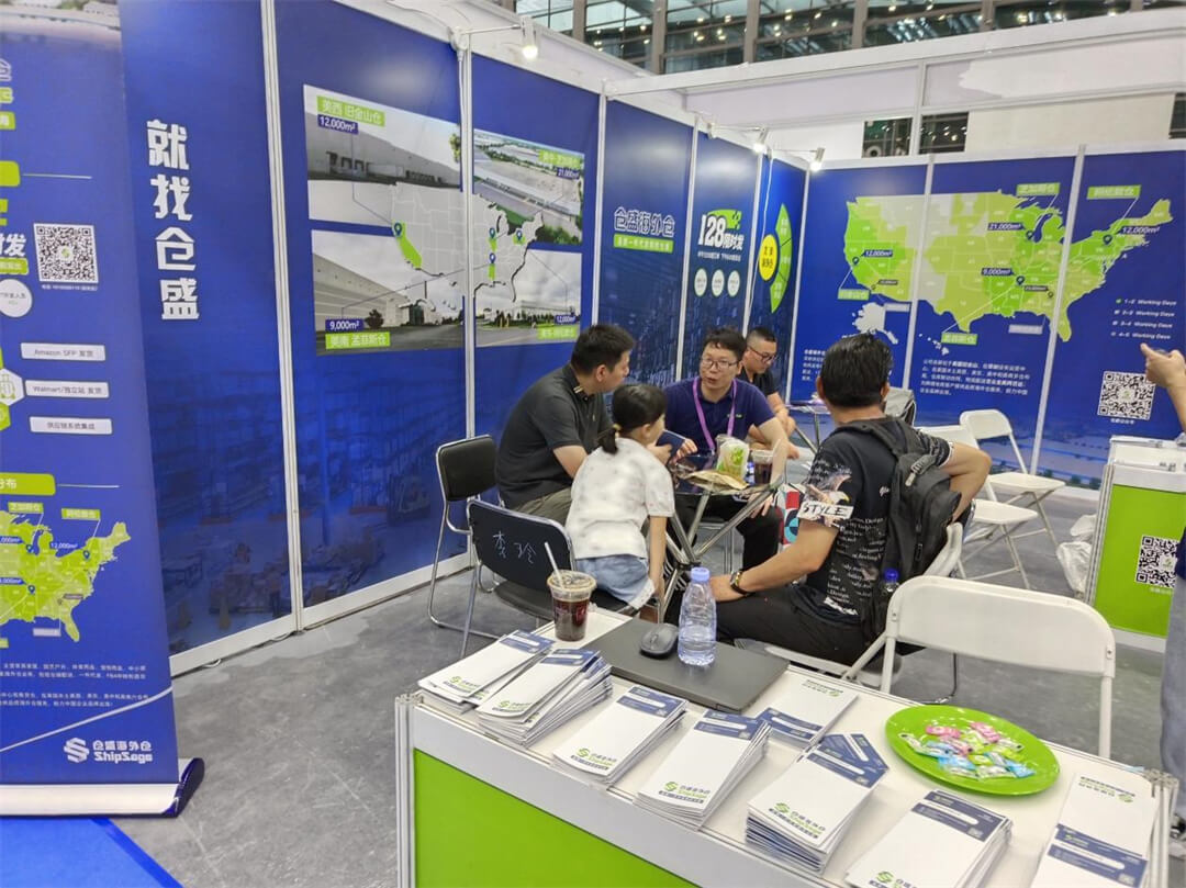 ICBE跨交会客户与仓盛海外仓洽谈合作