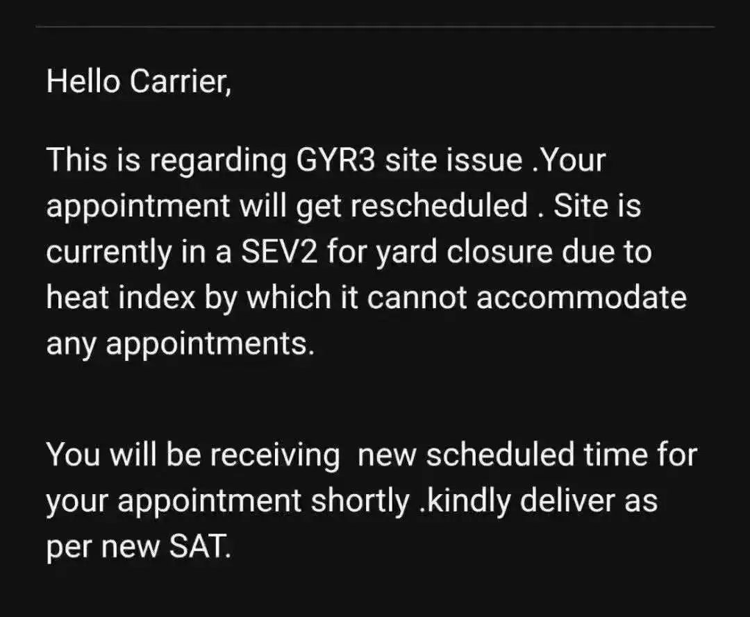 亚马逊卡车司机罢工