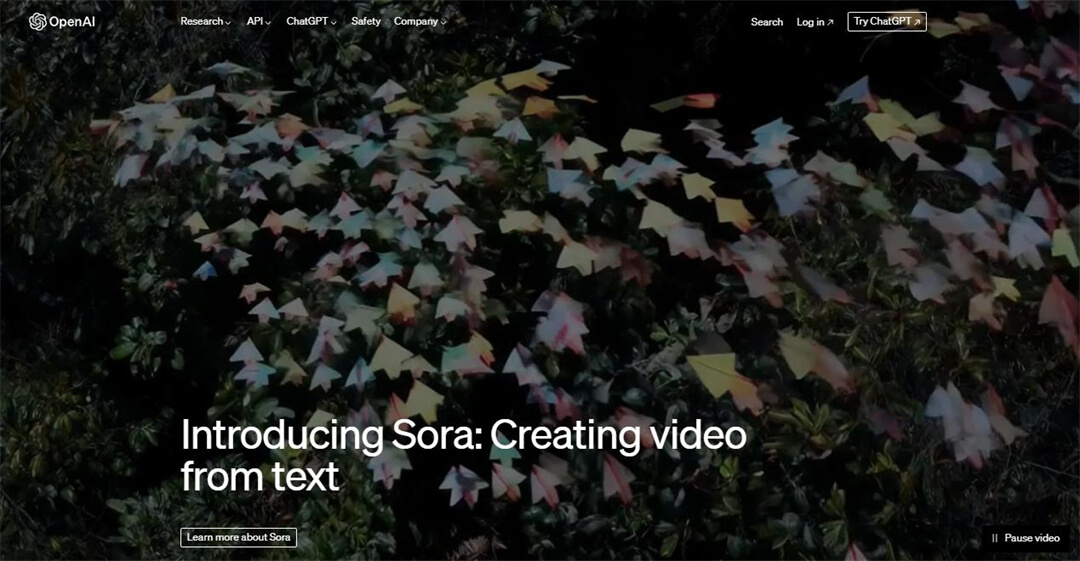 OpenAI发布文生视频模型Sora