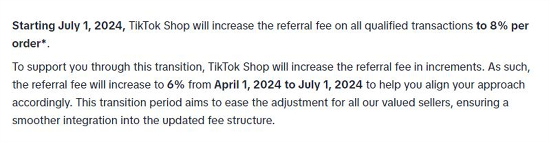 美区TikTok Shop 4月1日新规