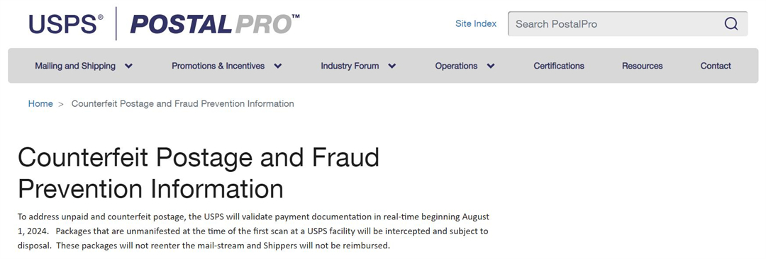 1、USPS将再次严查跑水账号